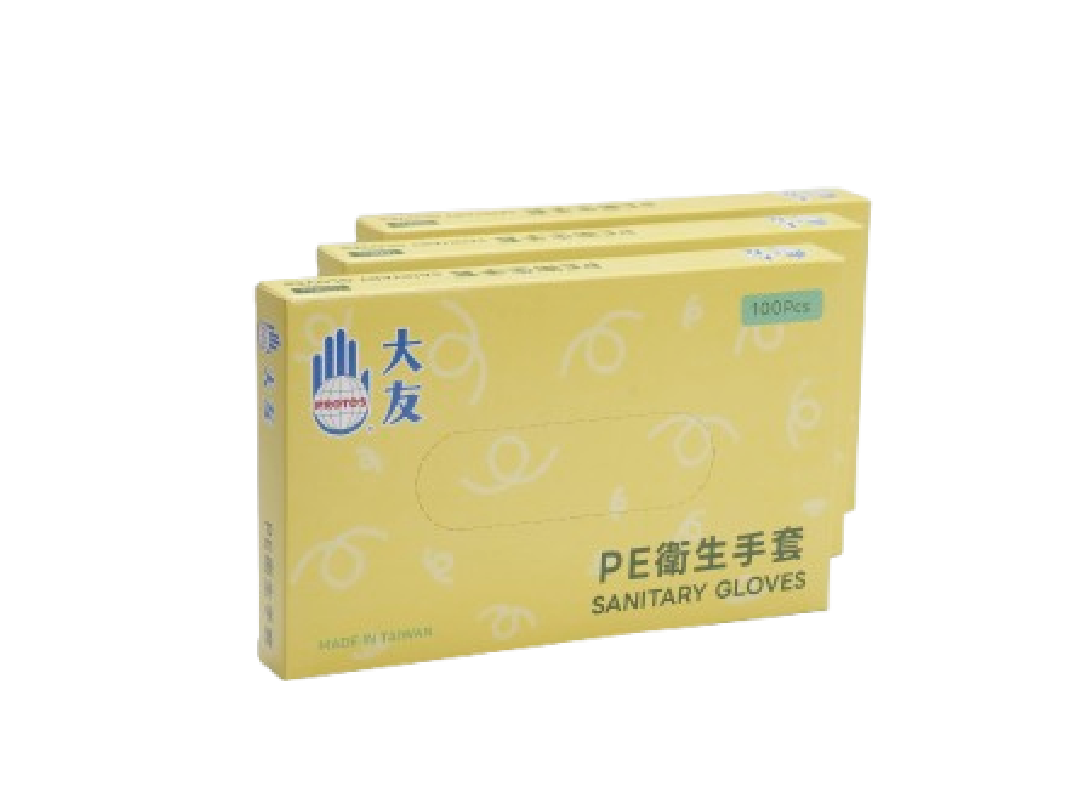 PE 手扒雞手套 (盒裝)